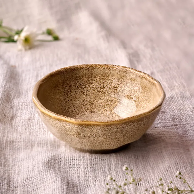 Cüraa By YFL Home Rustic Facet & Flow Serving Bowl - 450 mL media 7