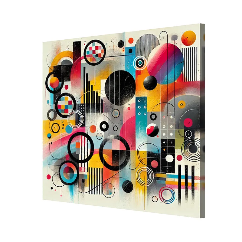 Popular Geometric Shapes Wall Painting media 5