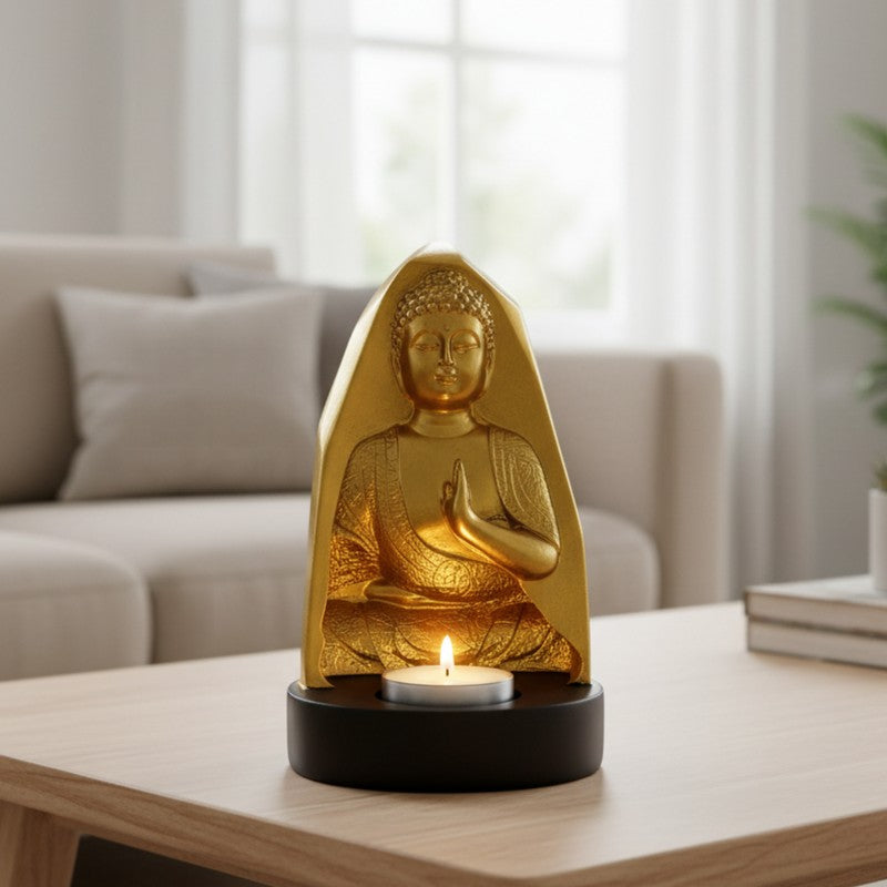 Still Serenity Buddha Idol Showpieces - Gold