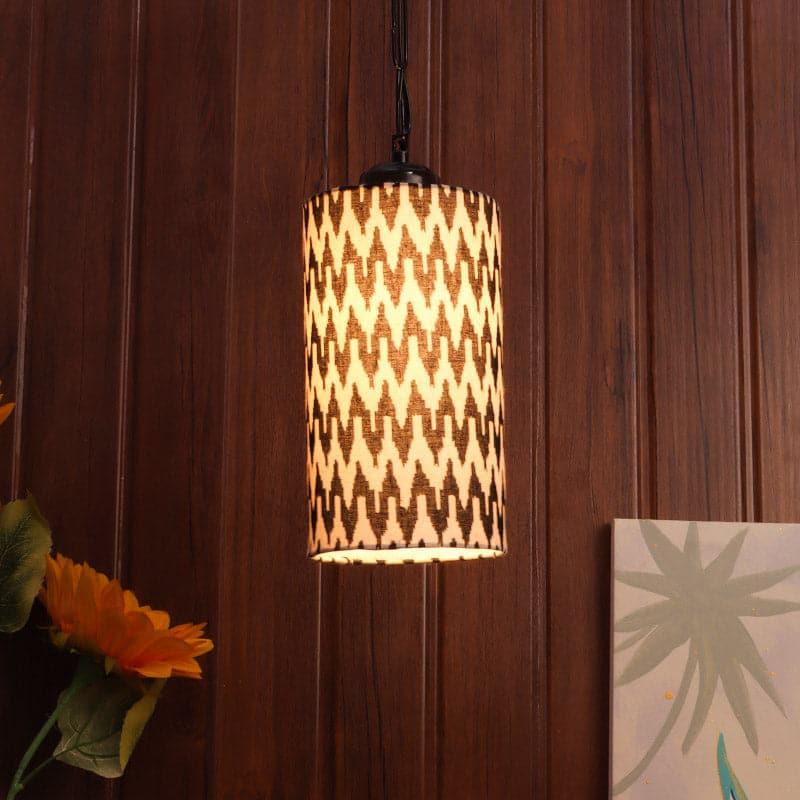 Chevronic Fabric Ceiling Lamp