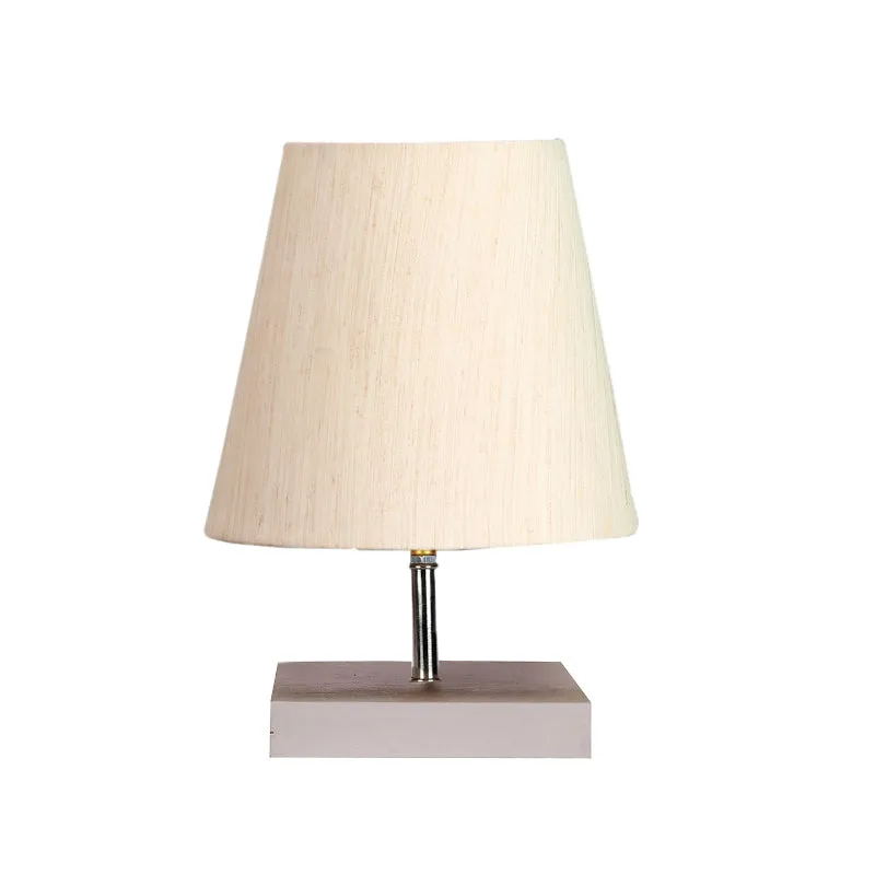 Alsa Fabric Table Lamp - White media 4
