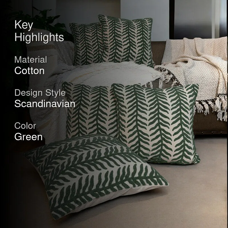 Willow Drift Tufted Cushion Cover Set - Set Of Five media 2