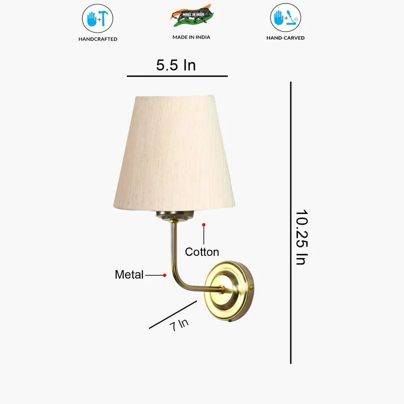 Lumoire Cone Metal Wall Lamp - Beige media 8