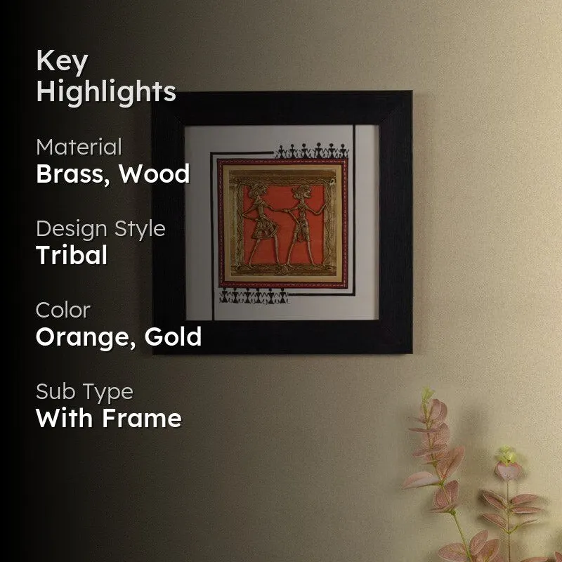 Missoni Dhokra Brass Wall Art media 2
