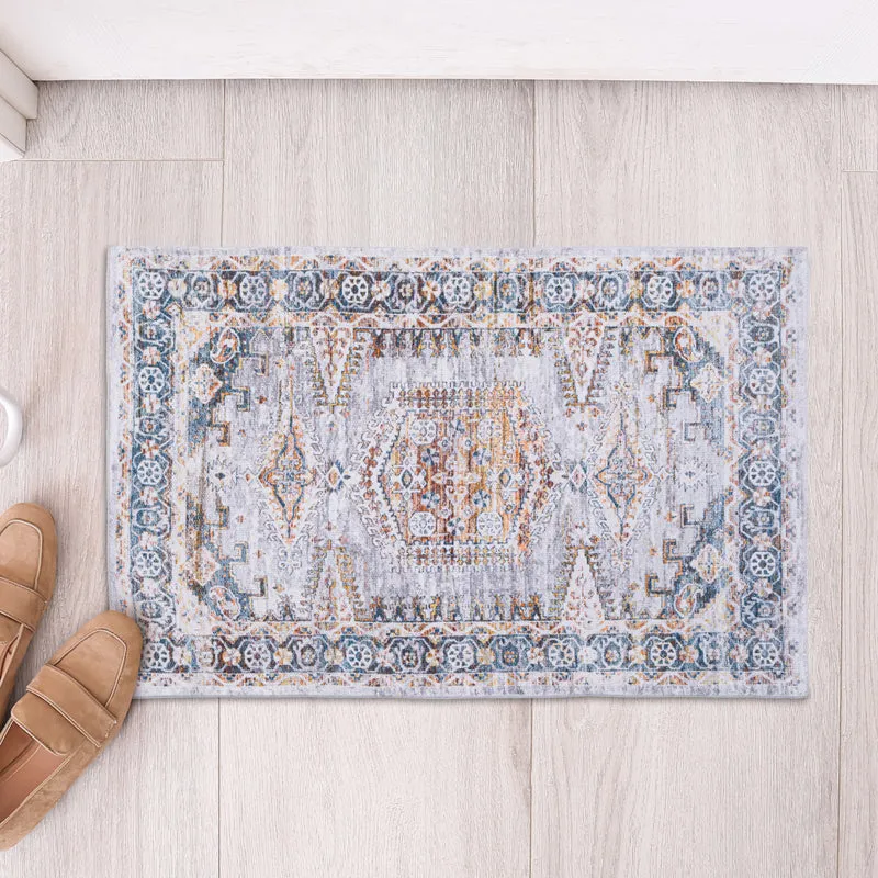 Cymbre Cotton Door Mats - Light Blue media 6