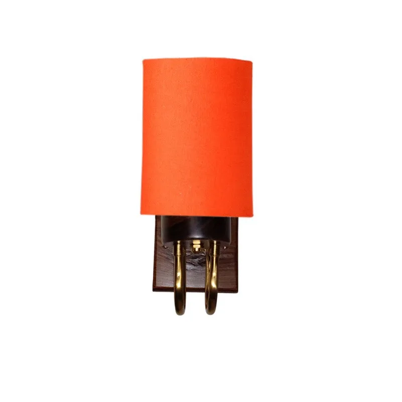 Gilded Arch Cotton Wall Lamp - Orange media 3