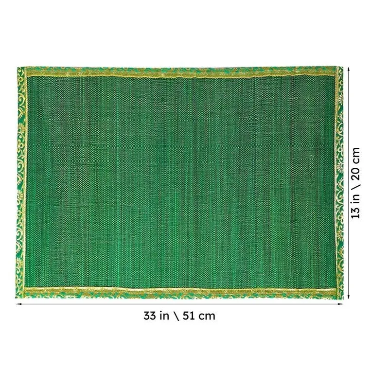 Eco Sip Bamboo Table Mat (Green) - Set Of Six media 5