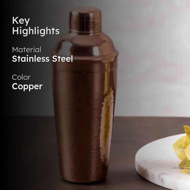 Dove Cocktail Shaker - Copper media 2