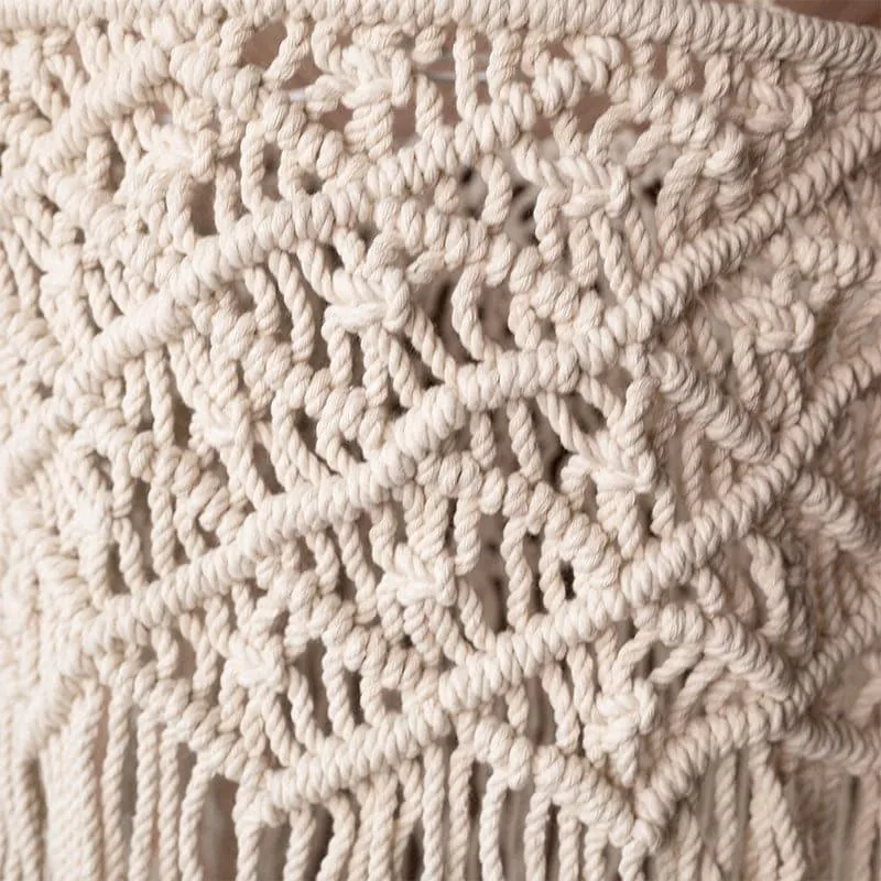 Clover Macrame Lampshade media 4