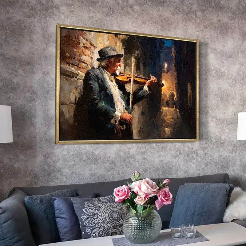 Vibrato Canvas Wall Painting With Frame media 6