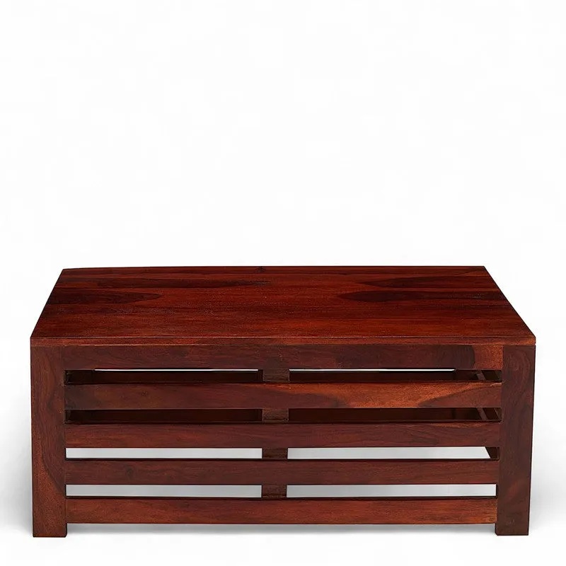 Cenrox Sheesham Wooden Center Table - Rich Brown media 5