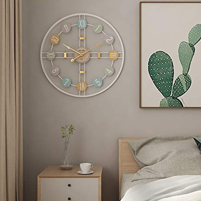 Chrono Silent Wall Clock - White media 7