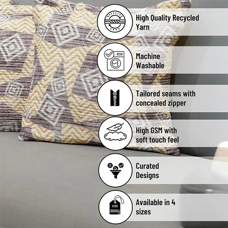 SquareDrift Cushion Cover - Beige media 6