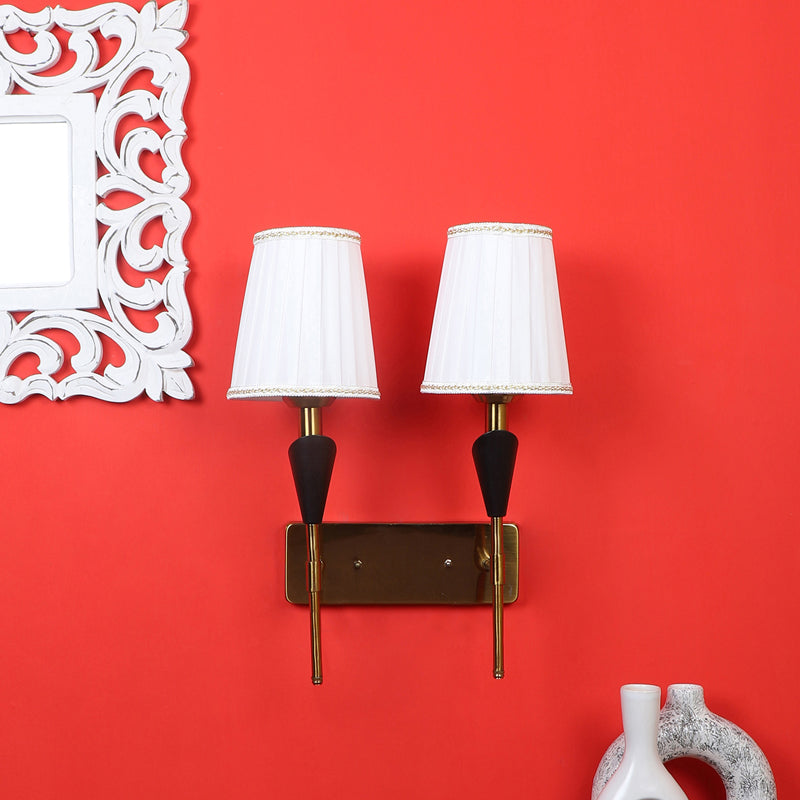 Linera Glow Cotton & Iron Wall Lamp media 3