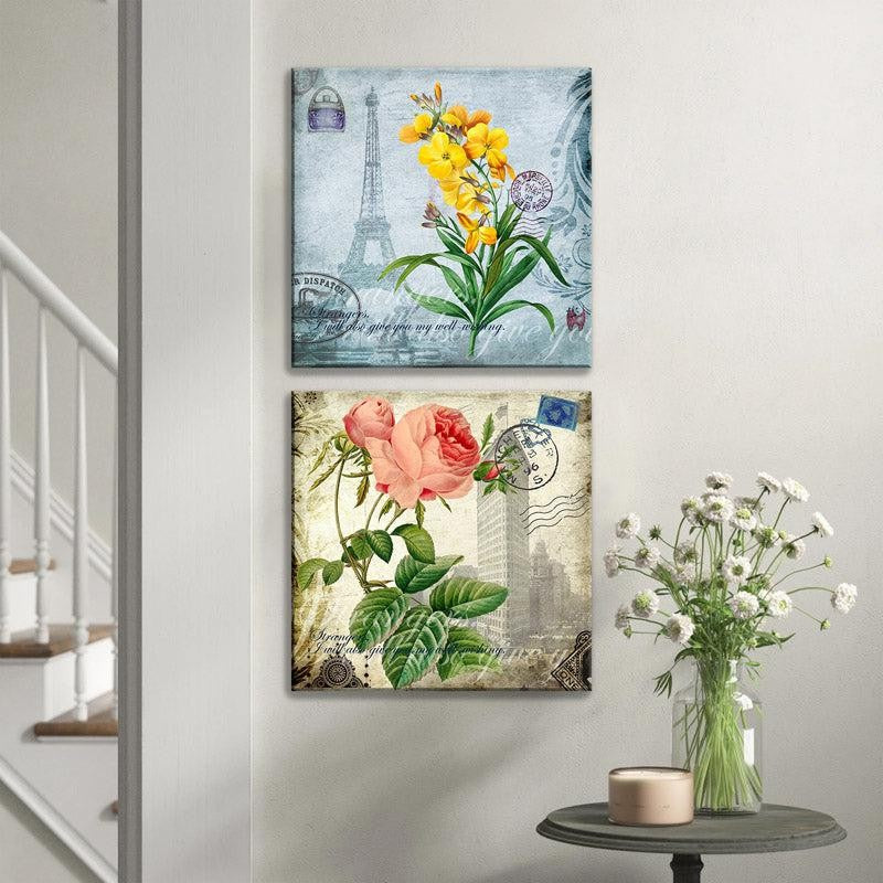 Hackett Floral Wall Art - Set Of Two
