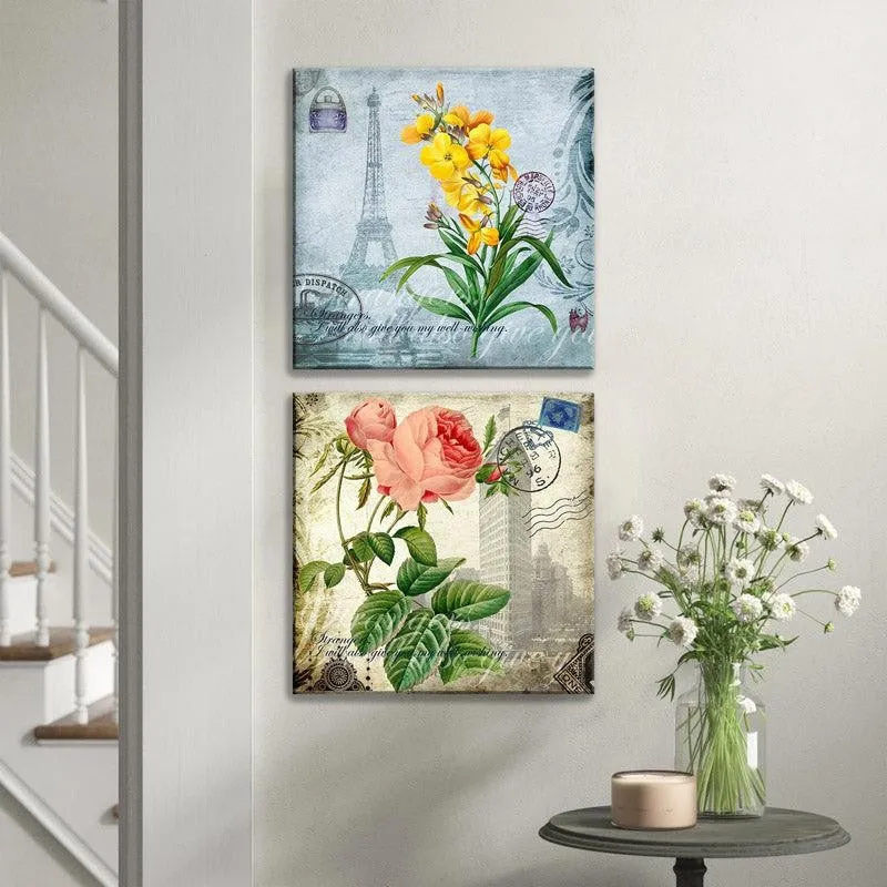 Hackett Floral Wall Art - Set Of Two media 1
