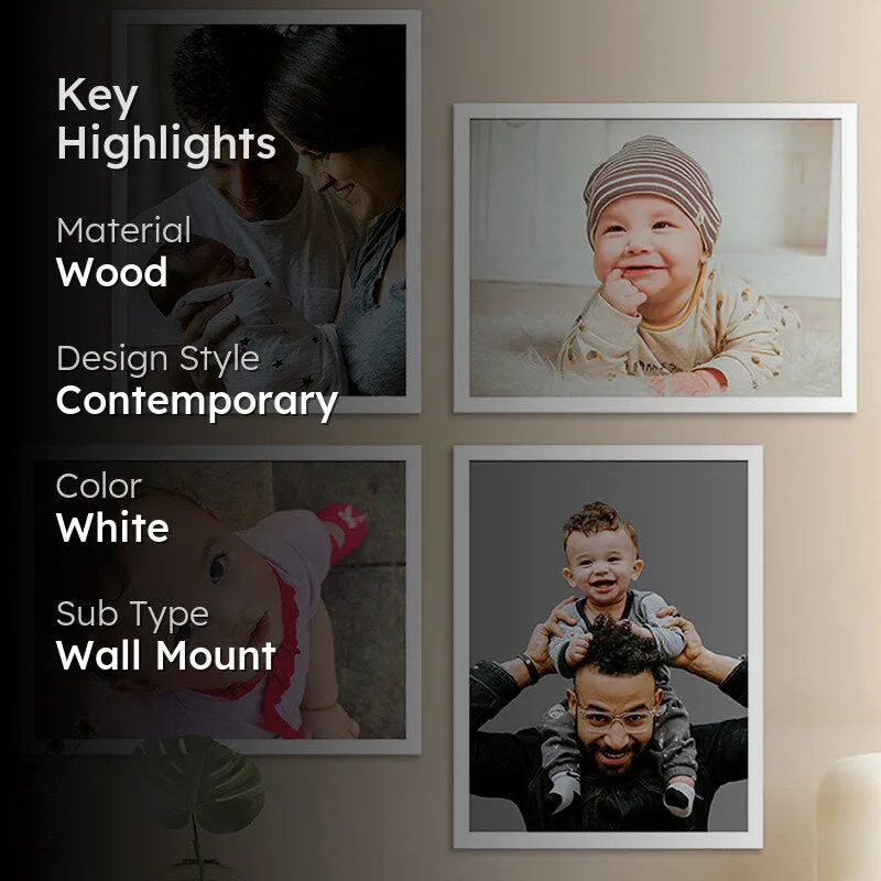 Ilya Photo Frame (White) - Set Of Four media 2