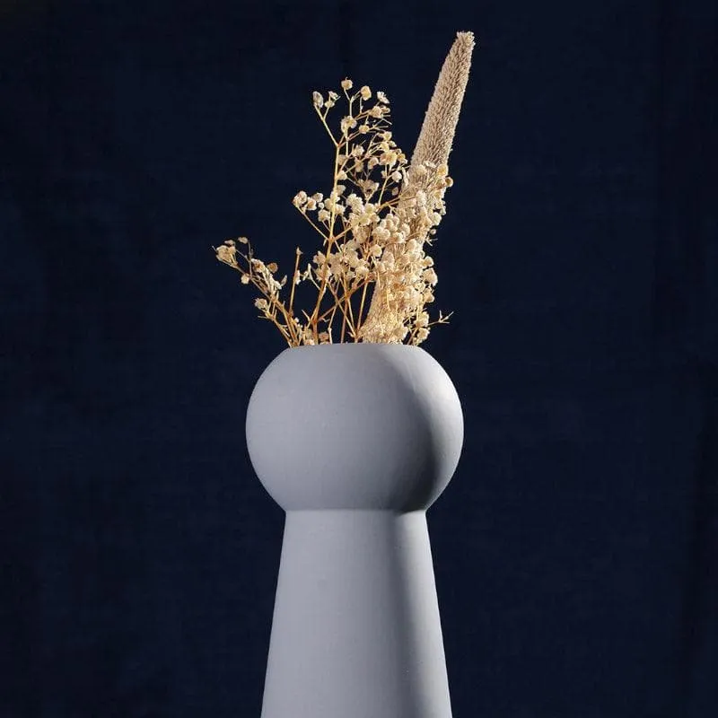 Zircon Ceramic Vase - Grey media 3