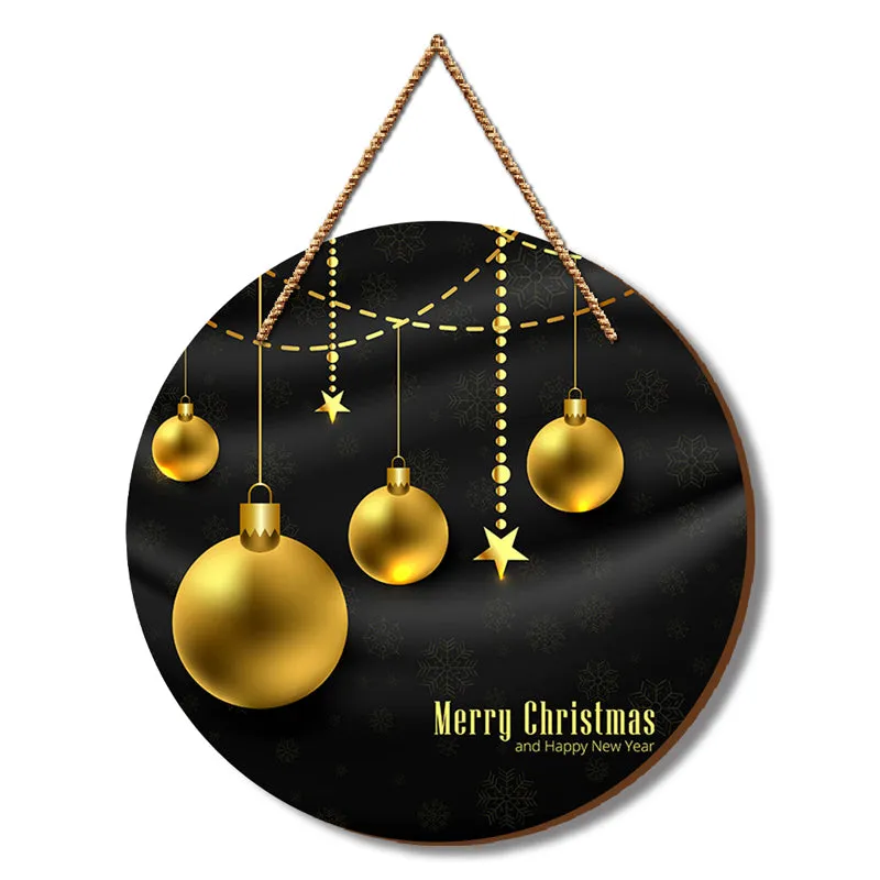 Glimmer Of Christmas Festive MDF Wall Hanging media 1