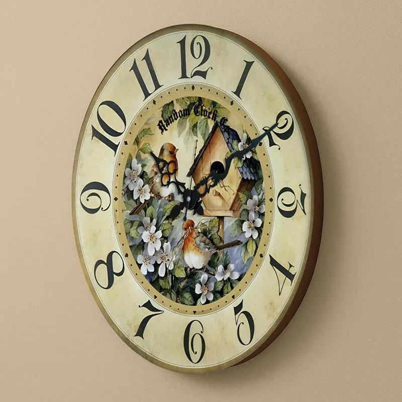 Rivo Wood Analog Wall Clock media 7