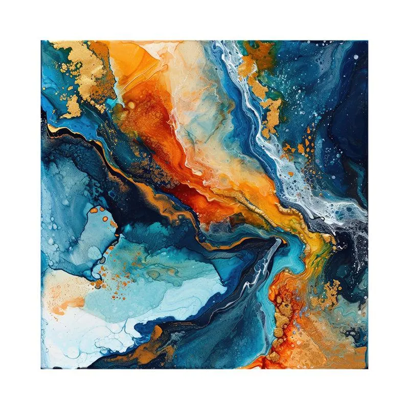 Lively Hues Wall Painting media 4
