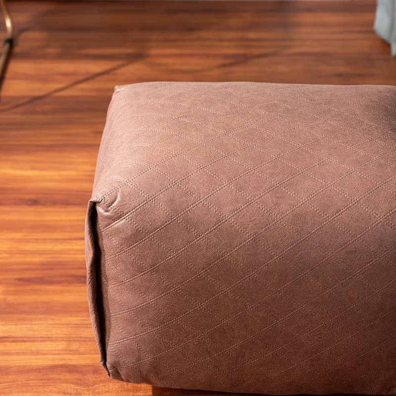 Light Utility Pouffe - Brown media 4