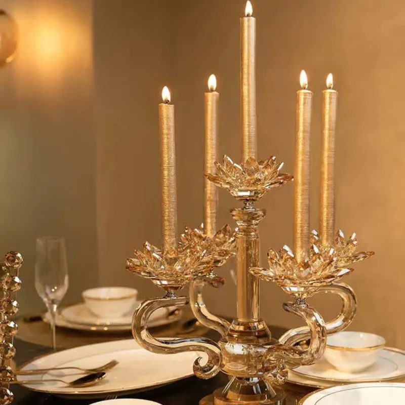 Aurevo Candle Holder - Gold media 4