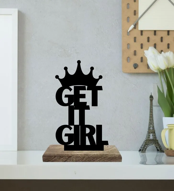 Assertive Empowerment Typography Showpiece - Set Of Two media 3