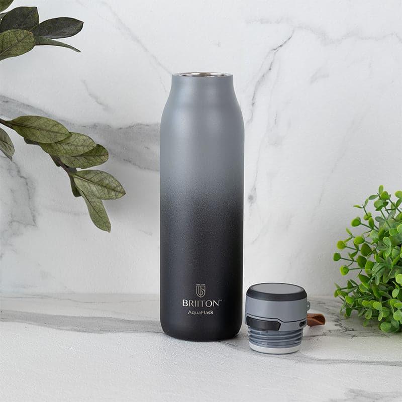 Juno Sip Hot & Cold Thermos Water Bottle (Black & Grey) - 750 mL media 3