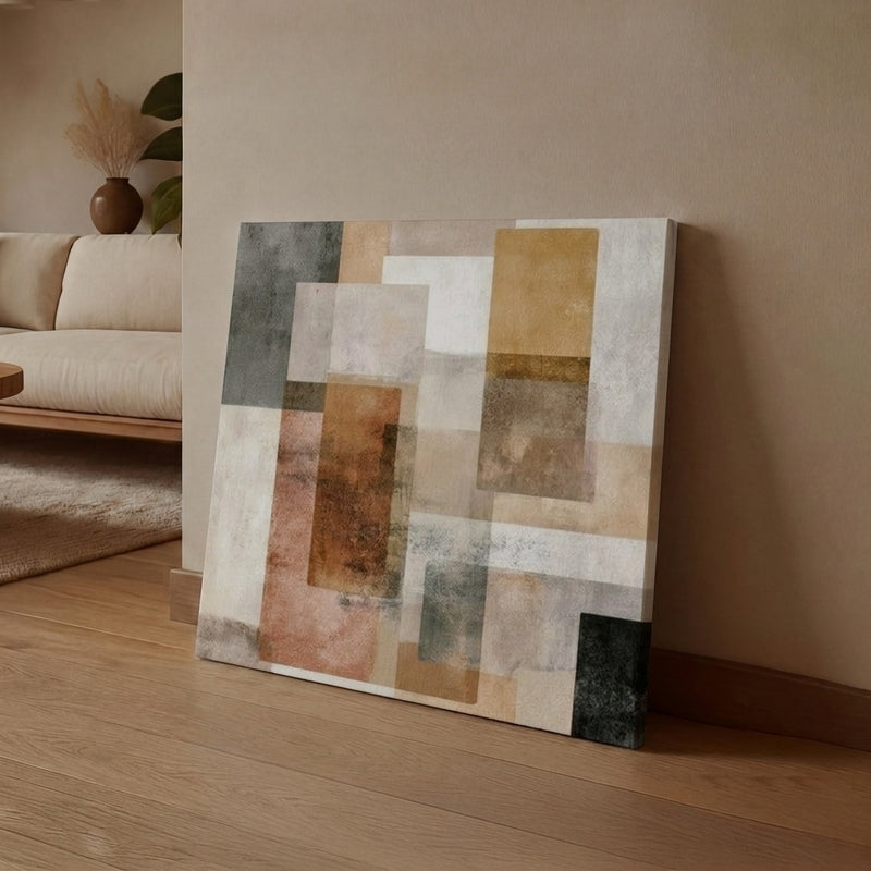 Square Theory Canvas Wall Art