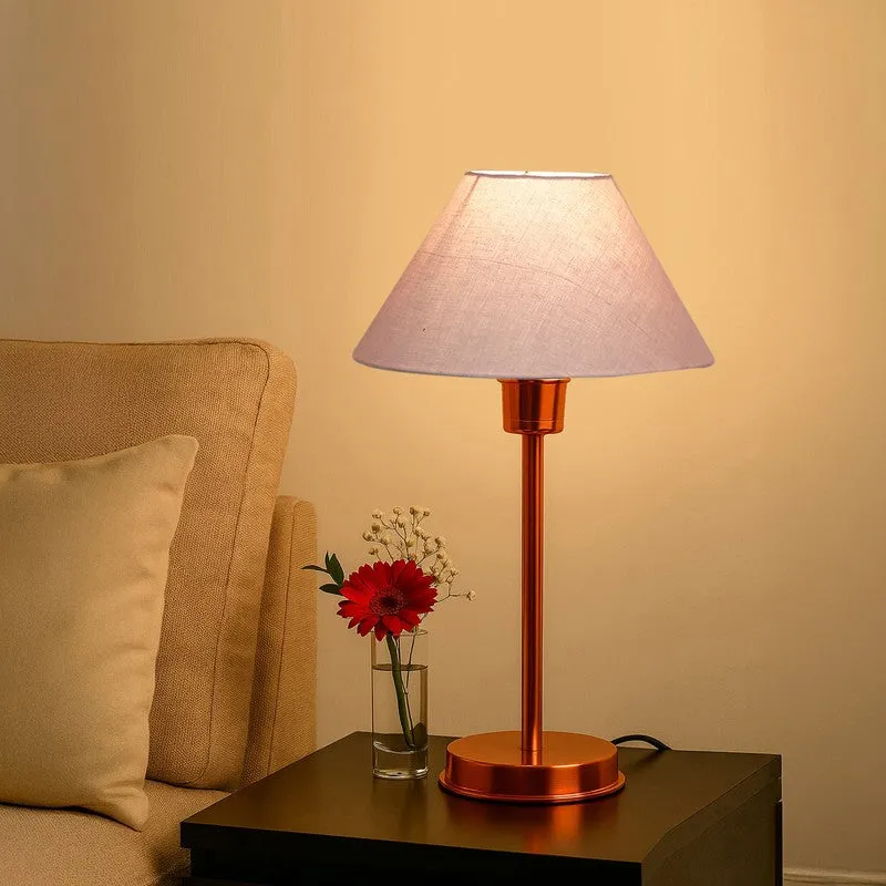 Kavira Zyra Metal Table Lamp - Grey media 3