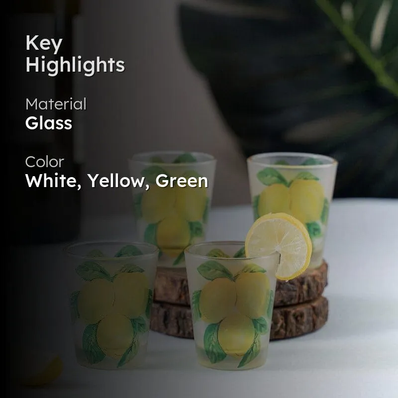 Lemon Fun Shot Glass (30 ml) - Set Of Four media 2