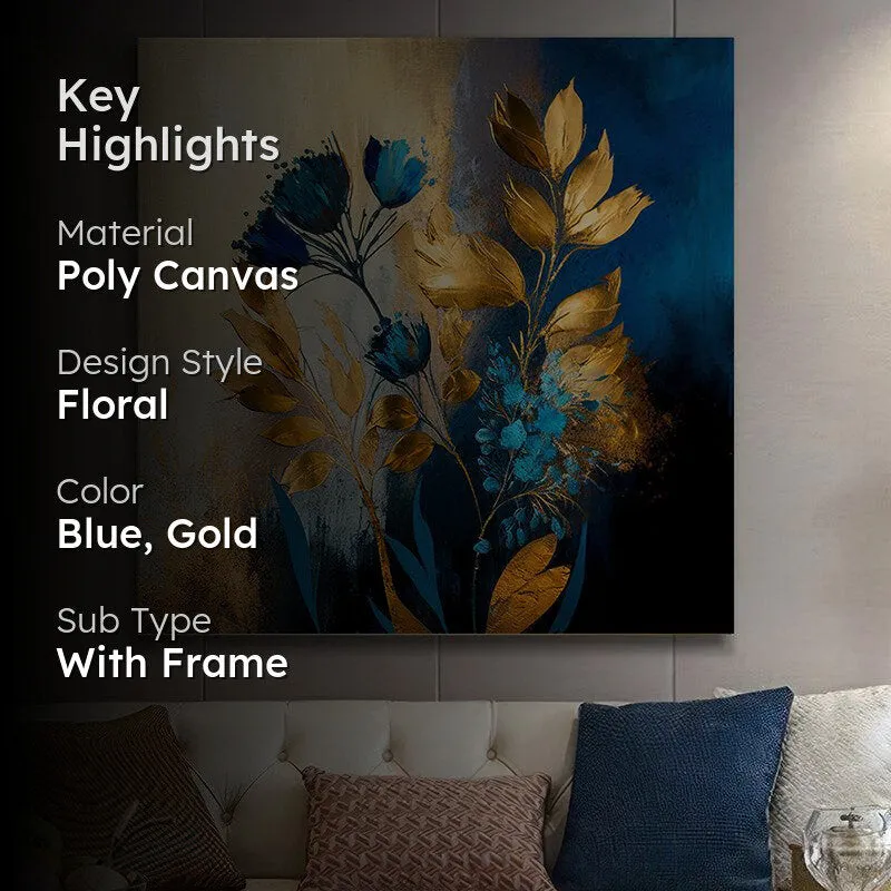 Luxury Botanical Poly Canvas Wall Painting media 2