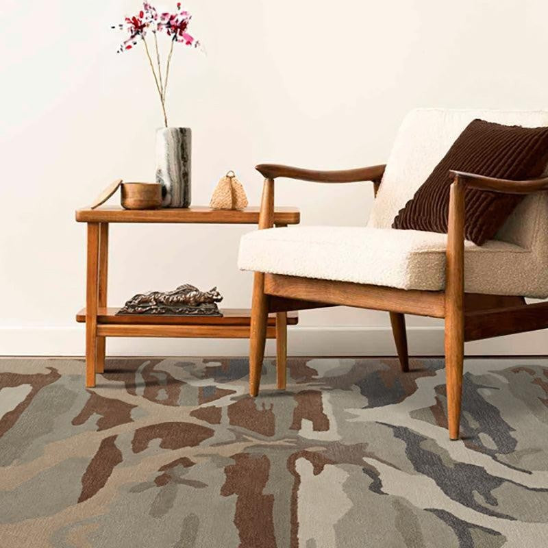 Veles Hand Tufted Abstract Wool & Nylon Carpet - Grey media 3