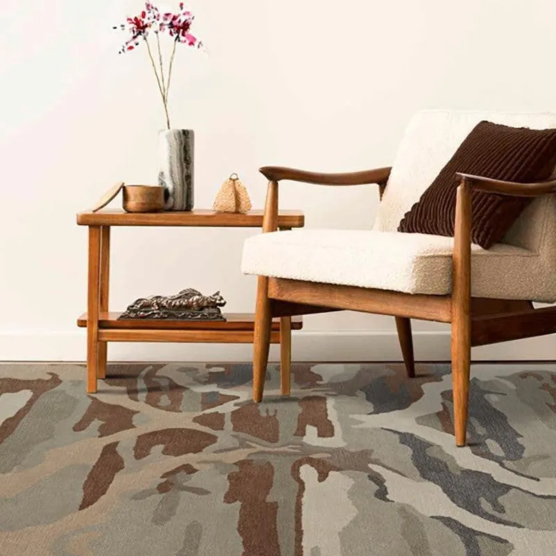 Veles Hand Tufted Abstract Wool & Nylon Carpet - Grey media 3