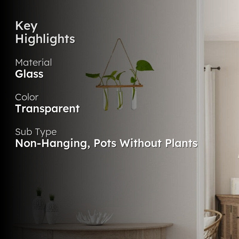 Nava Hanging Test Tube Planter media 2