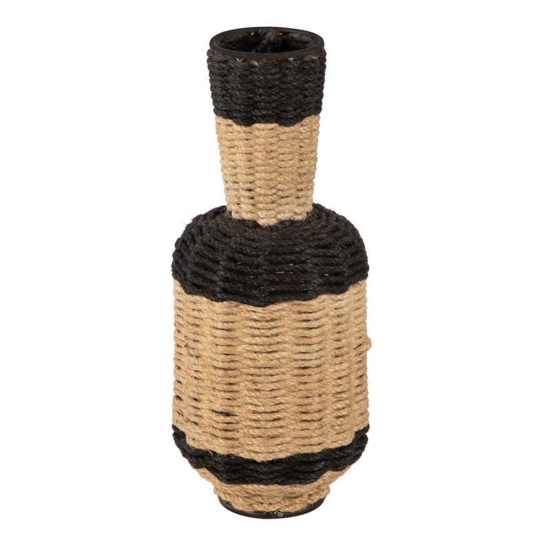 Saharix Jute Vase - Black,Brown media 5