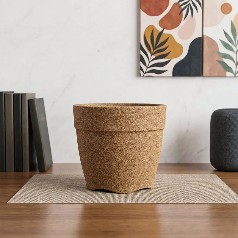 Ugaoo Barca Round Small Planter - Sand media 1