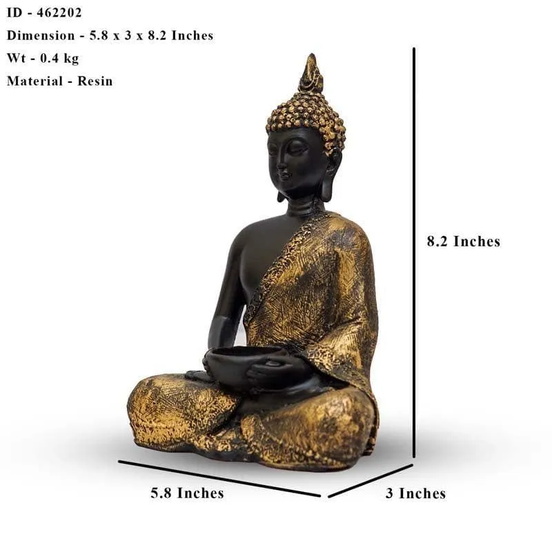 Meditating Lord Buddha Statue media 8
