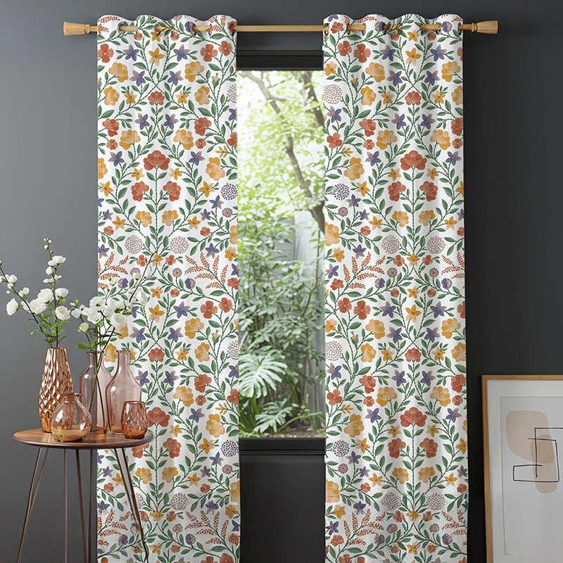 Urban Space Vasant Semi Sheer Curtain - Set Of Two media 3