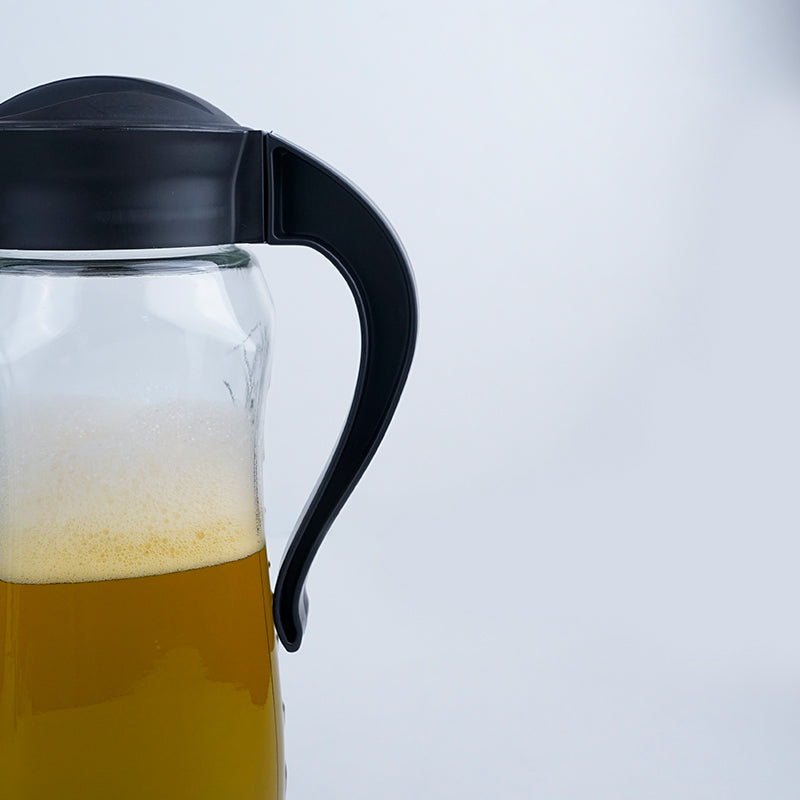 Domana Sema Transparent Jug With Lid (Black) - 1600 ML media 5