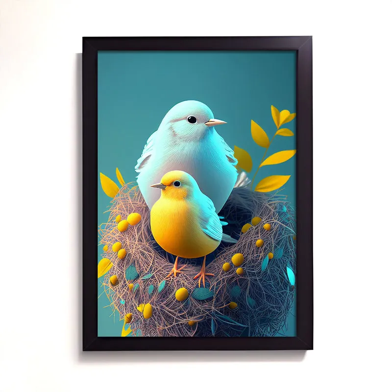 Sparrow Twin Wall Art media 4