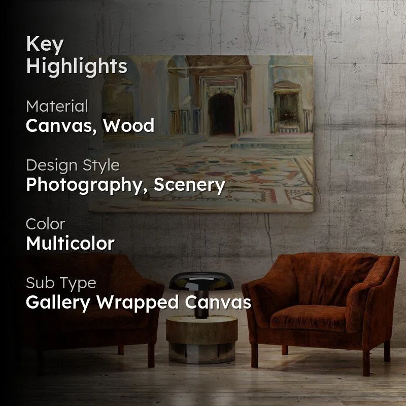 Pavement Canvas Wall Painting - Gallery Wrap media 2