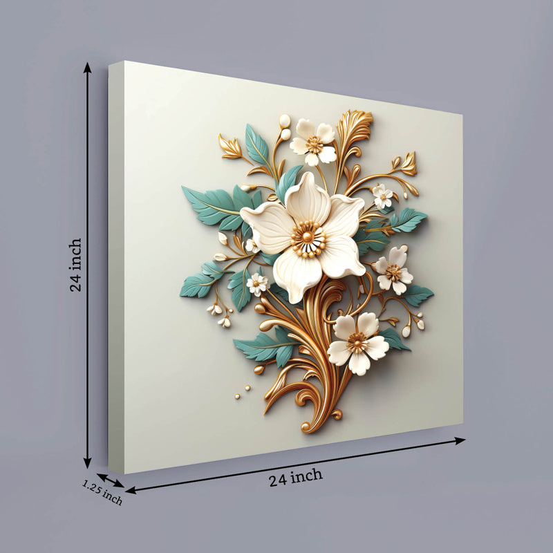 Bloom Azure Wall Painting media 7