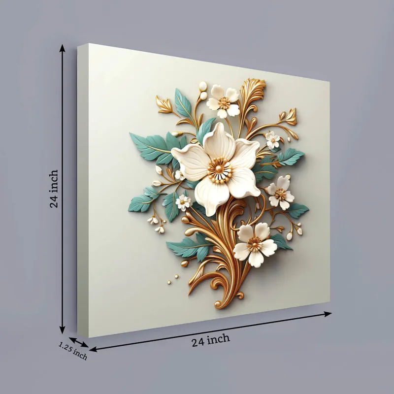 Bloom Azure Wall Painting media 7
