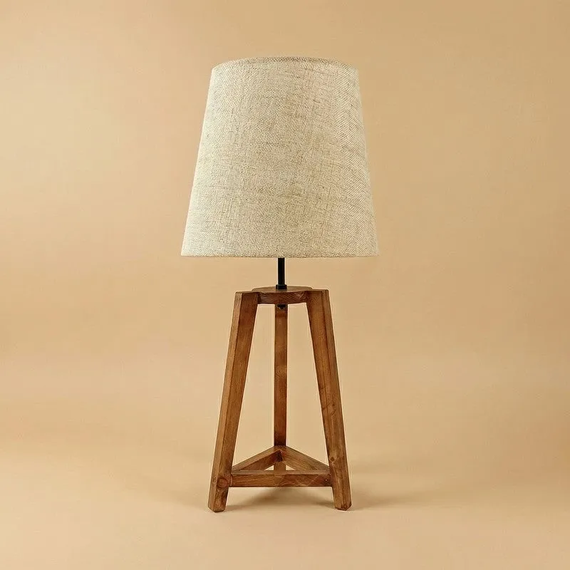 Magna Lux Jute Table Lamp - Brown,Beige media 5