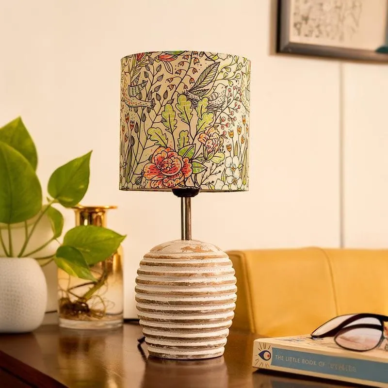 Ethnic Flair Dome Fabric Table Lamp - Multicolor media 3