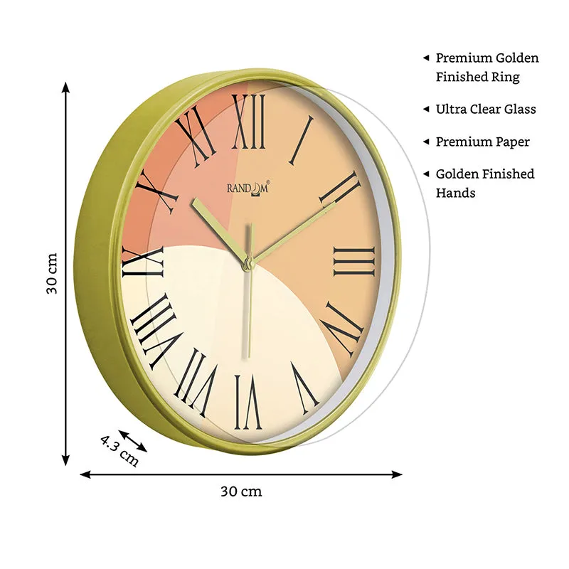 Autumn Dial Plastic Analog Wall Clock media 7