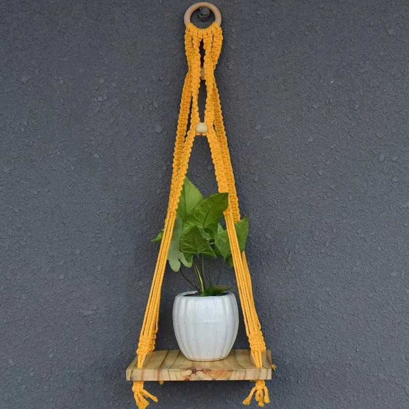 Dinya Wall Shelf - Yellow media 1