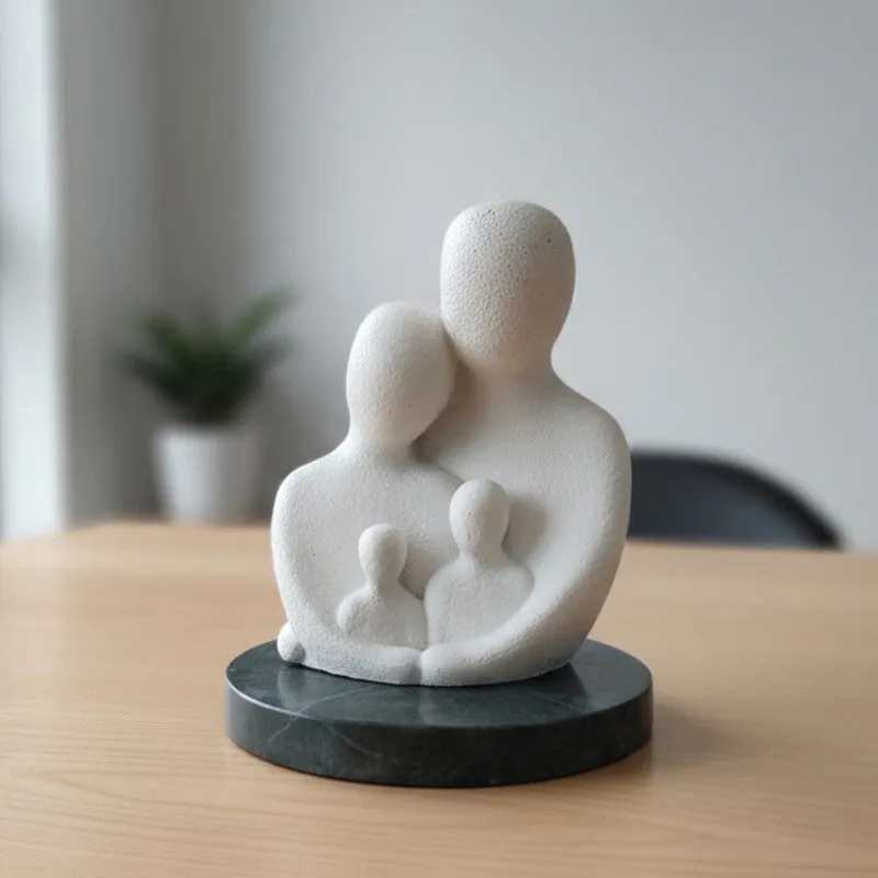 Unity Family Resin Showpiece - White media 5